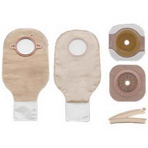 Hollister New Image® Two-Piece Non-Sterile Drainable Colostomy/Ileostomy Kit 1-3/4" Stoma Opening, 2-1/4" Flange, Clamp Closure, Ultra Clear