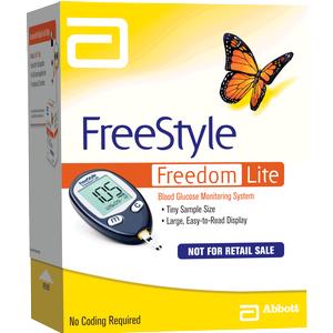 Abbott Laboratories Inc FreeStyle Freedom Lite® Blood Glucose Monitoring System, Results in Just 5 sec