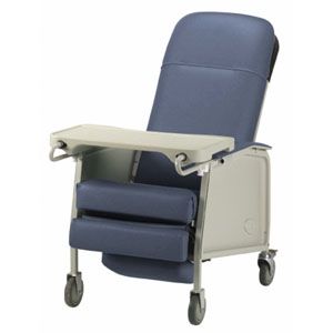 Invacare Traditional Three-Position Recliner, Blueridge