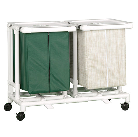 Double Jumbo Linen Hamper with foot pedals