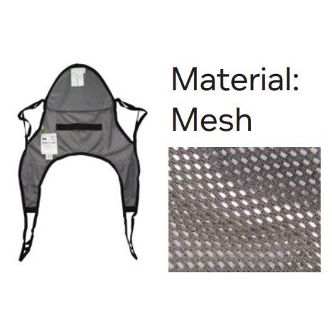 Hoyer Classic U-Sling, Mesh with Head Support, Loop Style Sling, 600 lbs.