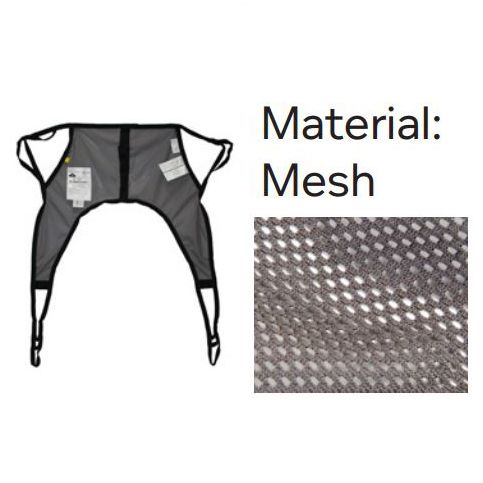 Hoyer Classic U-Sling, Mesh, Loop Style Sling, 600 lbs.