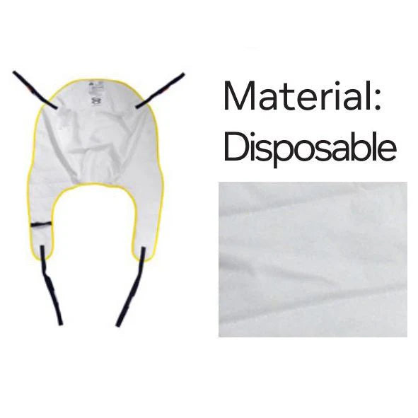 Hoyer Professional Full Back Disposable loop style, (10 pack) 500 lbs.