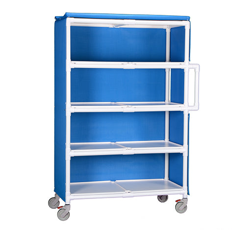 Jumbo Linen Cart Four Shelves