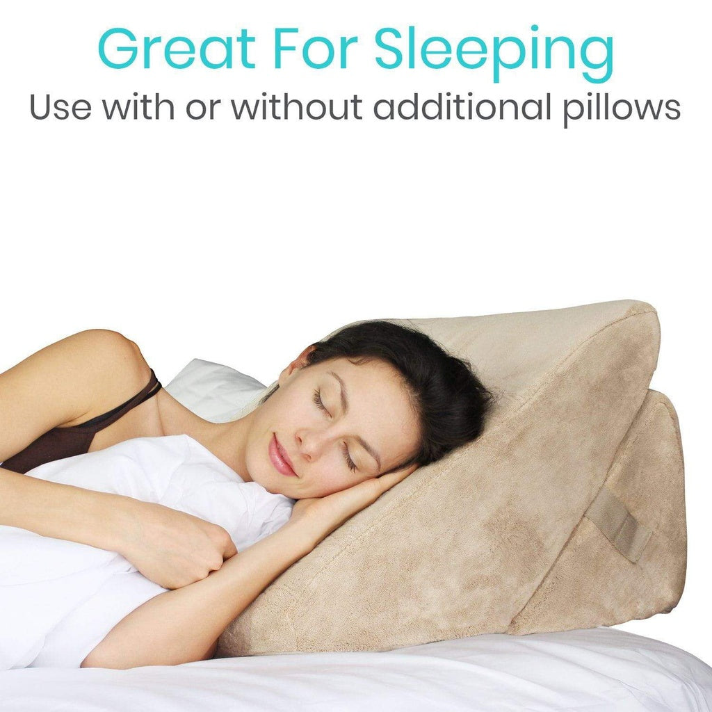 Vive Bed Wedge 3 in 1 Memory Foam Pillow