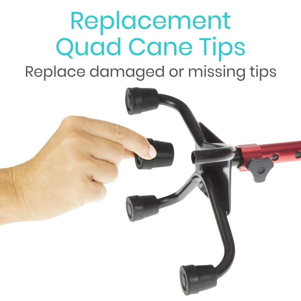 Vive Health Quad Cane Replacement Tips