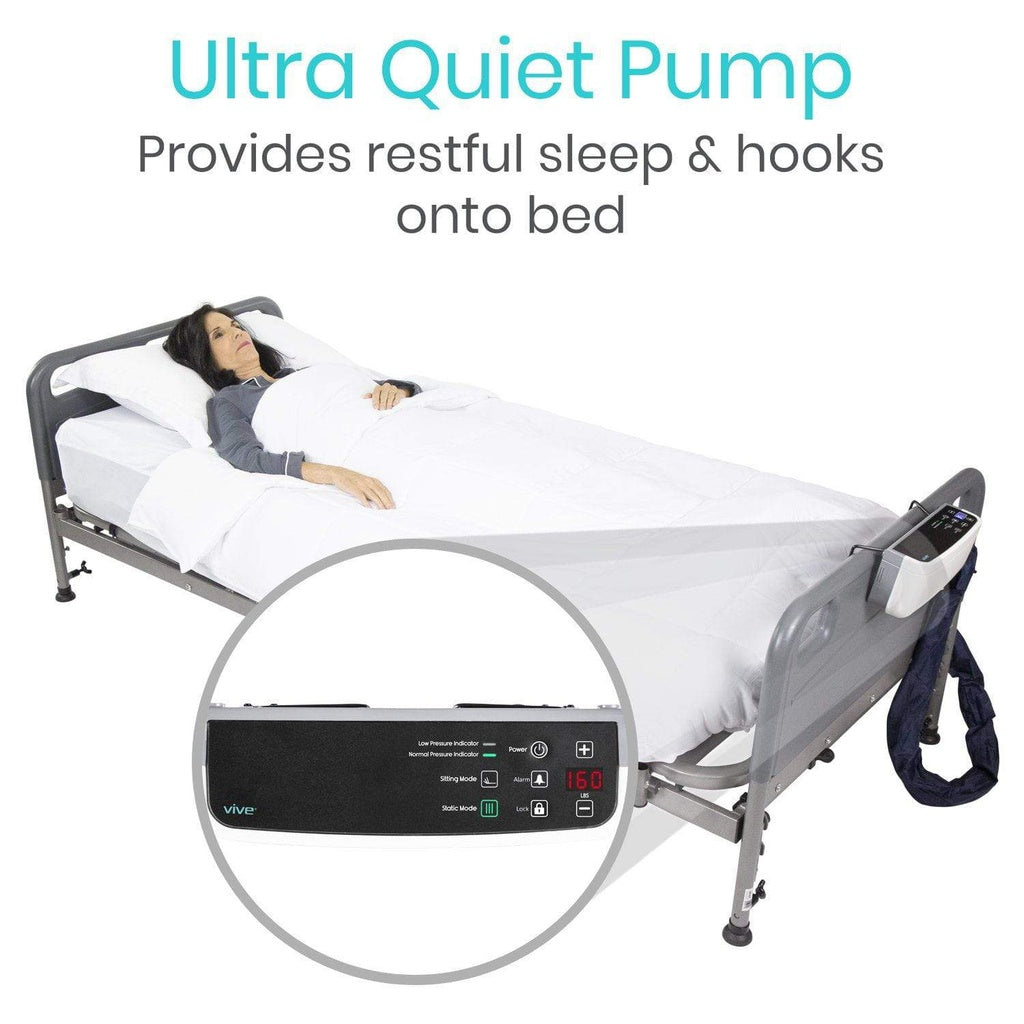 Vive Alternating Pressure Mattress 8" Twin XL 350 lbs
