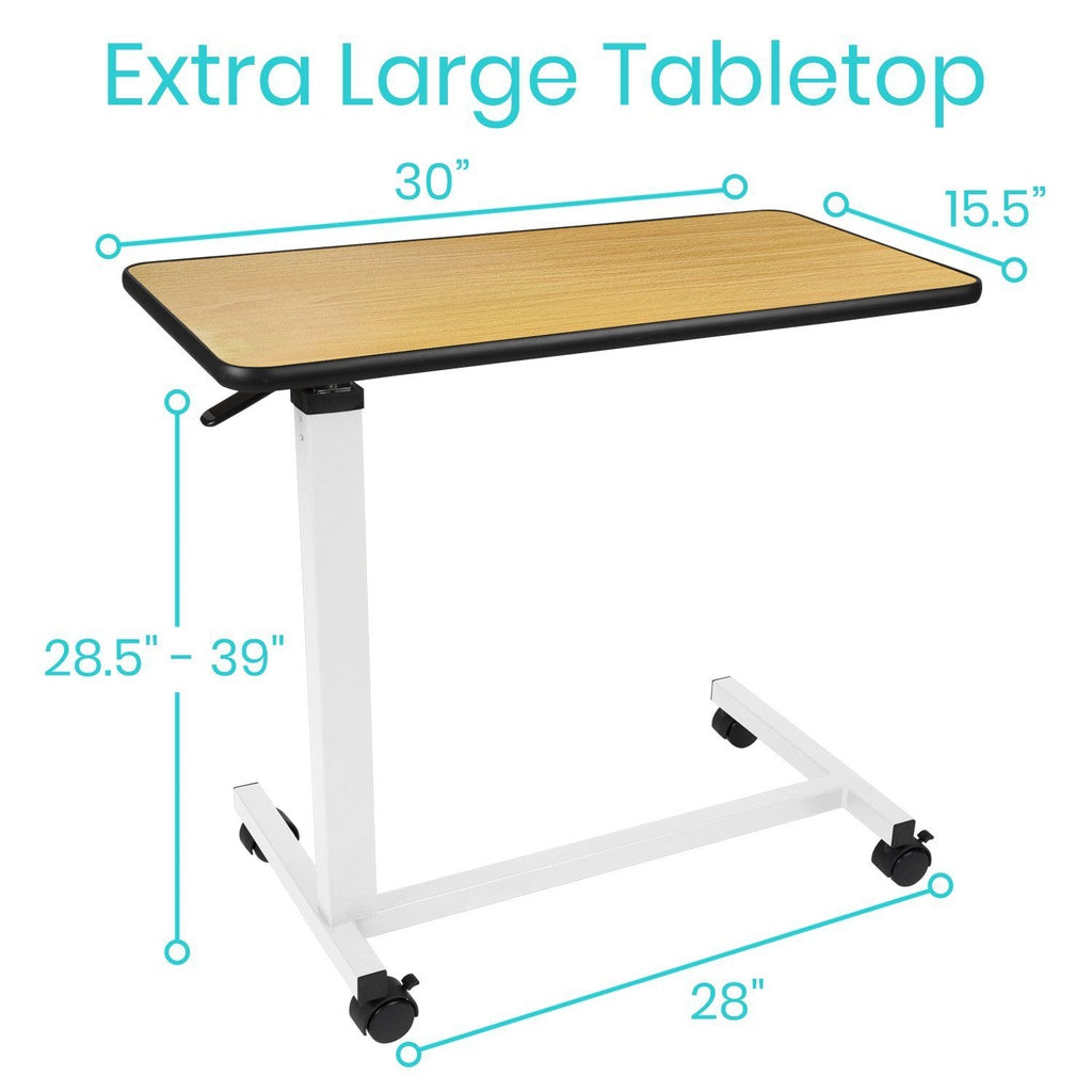 Vive Overbed Table Adjustable Height