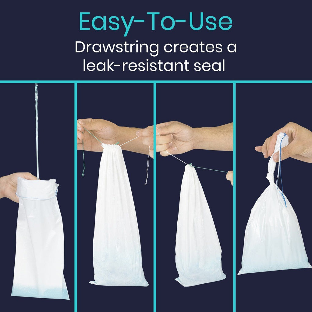 Vive Health Urinal Bag With Absorbent Pads 20 Count