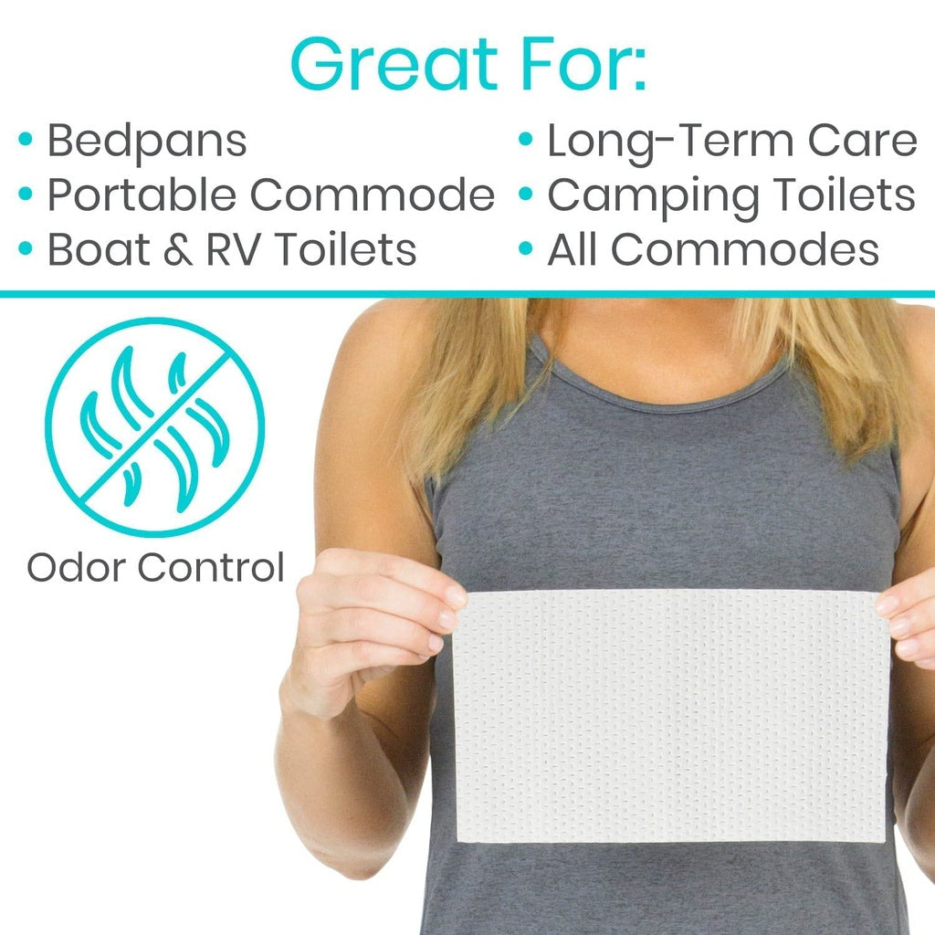 Vive Health Super Absorbent Commode Pads