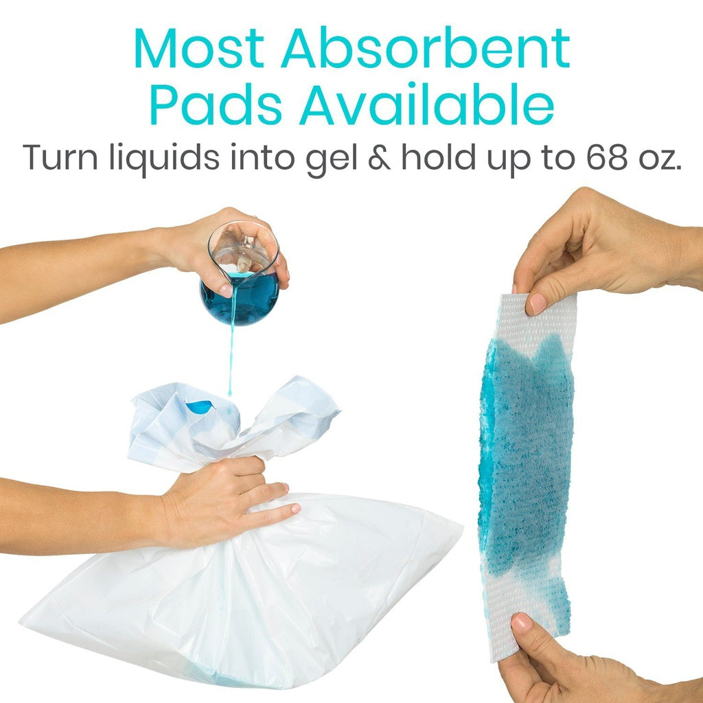 Vive Super Absorbent Commode Pads