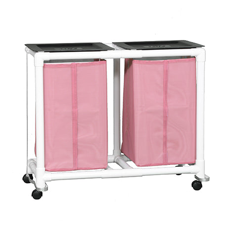 Value Line Linen Double Hamper with foot pedal