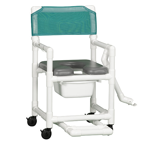 Value Line Open Front Soft Seat Shower Chair Commode