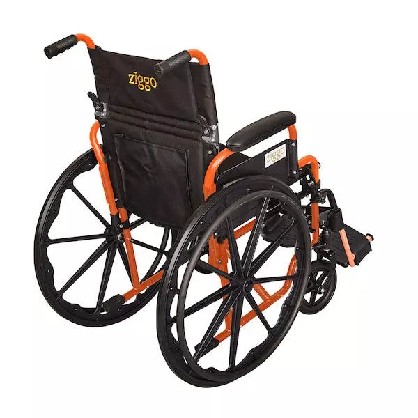 Ziggo 12" Wheelchair, Orange